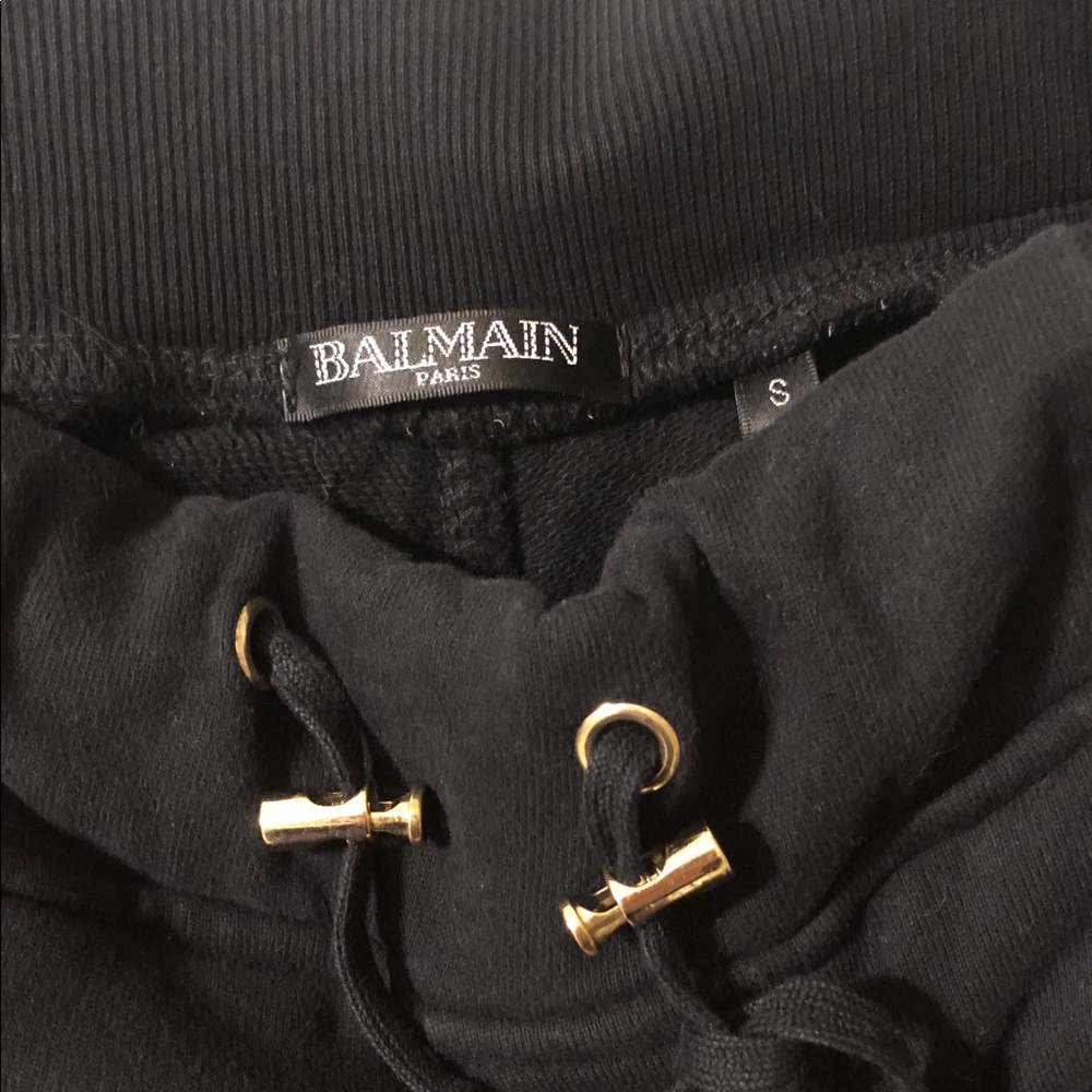 Balmain women Black Joggers with Gold Logo Script
Like New - Picture 8 of 10